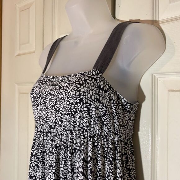 Candy Apple Black White Floral Apron Dress S - Picture 7 of 16